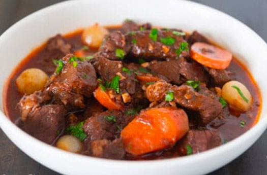 Beef & Red Wine Casserole