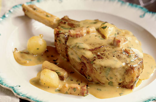 Veal with Gorgonzola Sauce