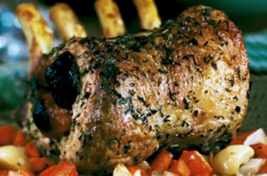 Roast Pork with Fruit Stuffing