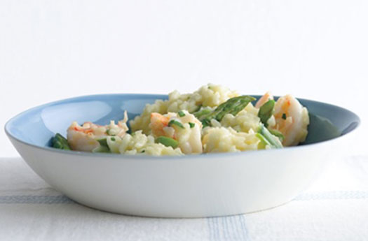 Shrimp and Asparagus Risotto