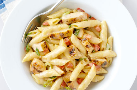 Summer Chicken and Mushroom Pasta