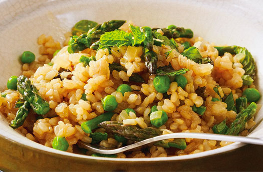 Minted Pea and Asparagus Risotto