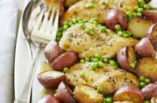 Roasted Citrus Chicken with Potatoes & Thyme