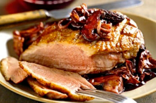 Sauteed Duck with Sweet Wine Sauce