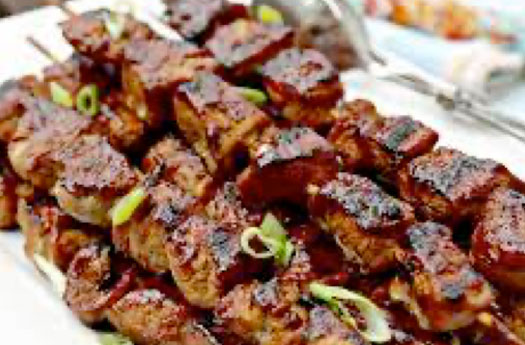 Southern White Marinated Pork Kebabs